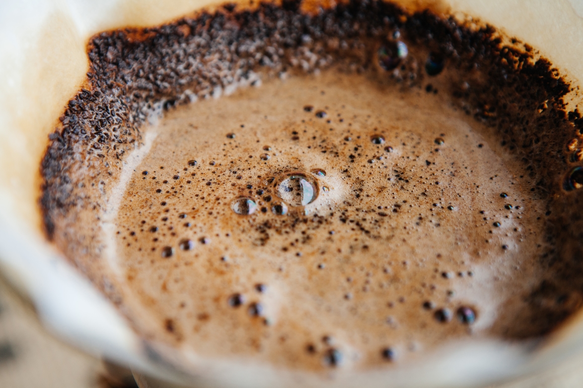 Close Up Shot Of Freshly Brewed Coffee