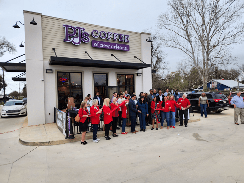 PJ's Coffee Alexandria LA Grand Opening