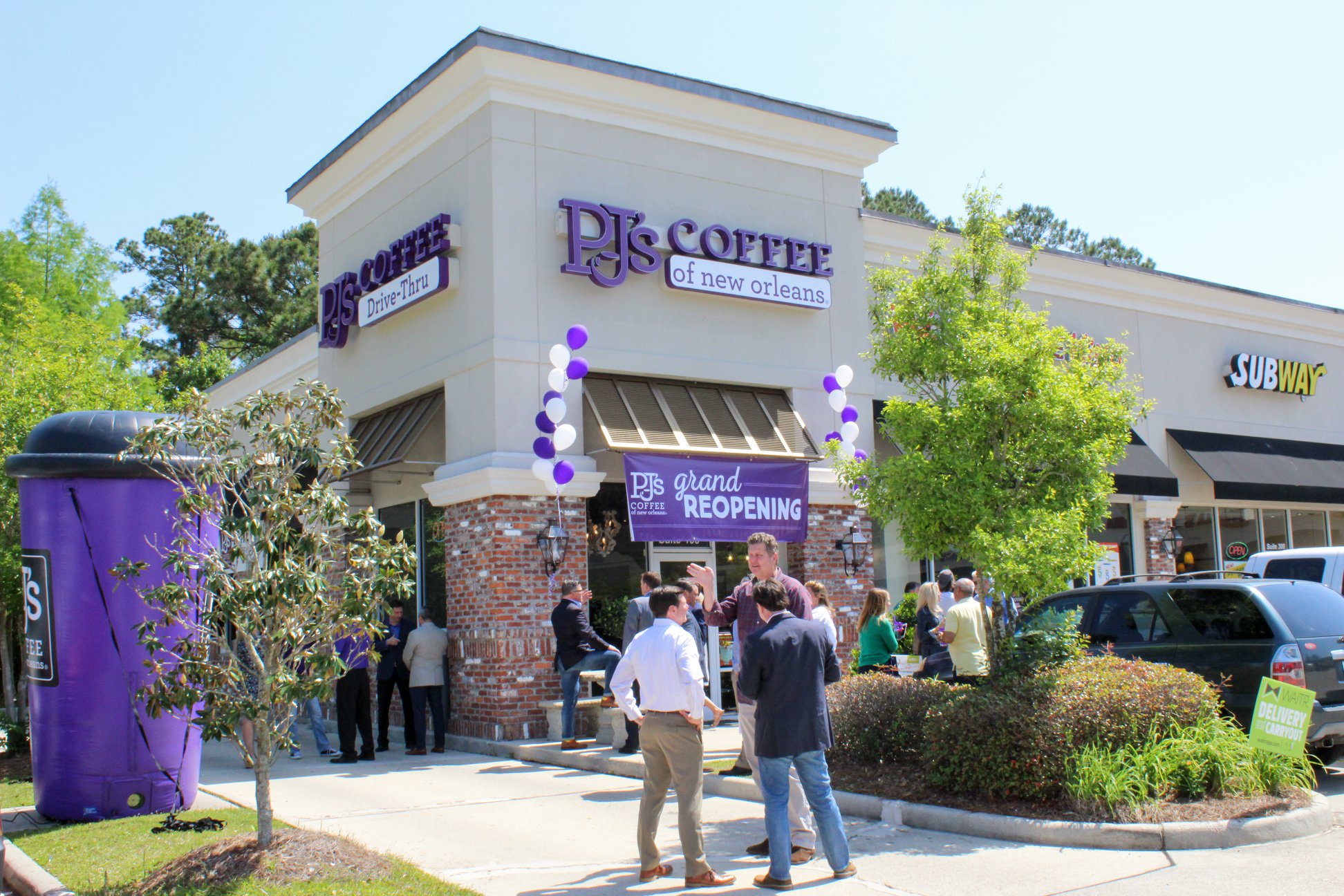 PJ's Coffee location grand opening