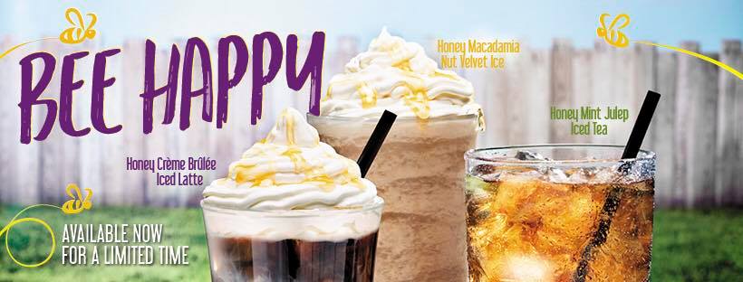 PJ's Coffee honey limited-time offer (LTO)