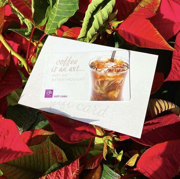 PJ's Coffee gift card